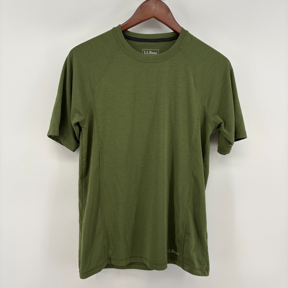 L.L.Bean Wool Blend Performance Tee S